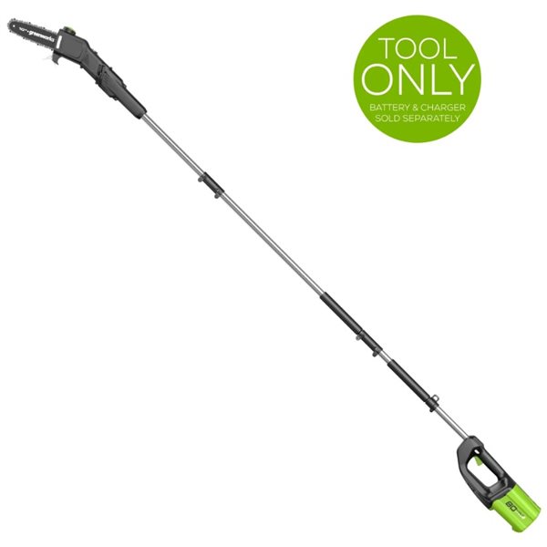 Greenworks Pro 80 V 10-in Brushless Cordless Electric Pole Saw (Tool Only)