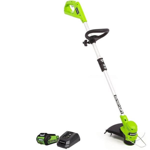 Greenworks 40 V 12-in Cordless String Trimmer - Battery and Charger Included