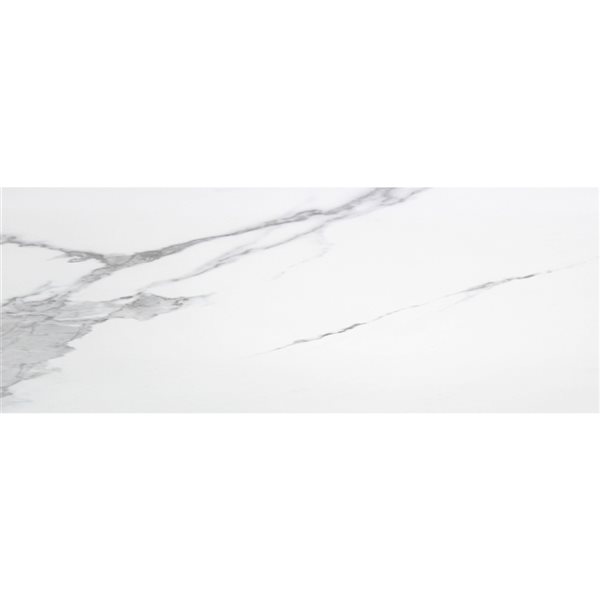 Mono Serra Carrara White 12-in x 24-in Porcelain Tile - 8-Pack