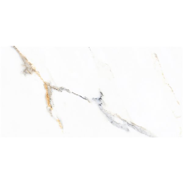Mono Serra Harmony White 12-in x 24-in Porcelain Tile - 8-Pack