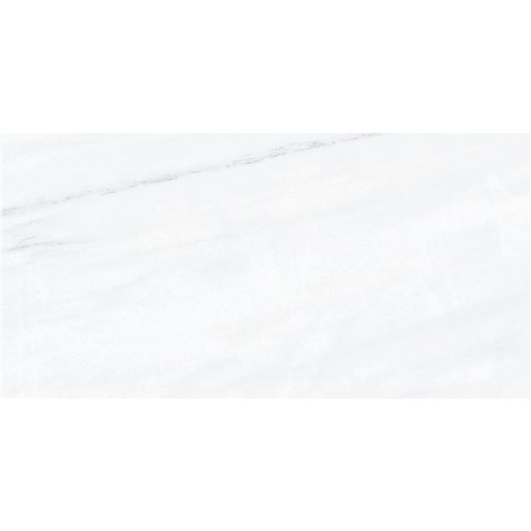 Mono Serra Harmony Polished White 12-in x 24-in Porcelain Tile - 8-Pack