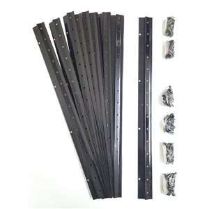 Pylex 1.75-in W x 23-in L x 1.625-in D Galvanized Steel Deck Track Kit