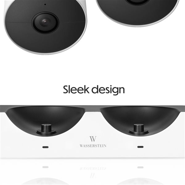 Wasserstein Dual Charging Station Dock Charger for Google Nest Security Camera