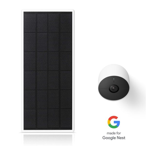 Wasserstein 2.5 W Solar Panel for Google Nest Cam