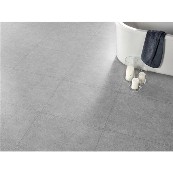 Mono Serra Marvel Matte Grey 12-in x 24-in Porcelain Tile - 8-Pack