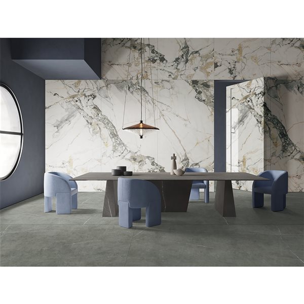 Mono Serra Ethernal White 24-in x 24-in Porcelain Tile - 4-Pack