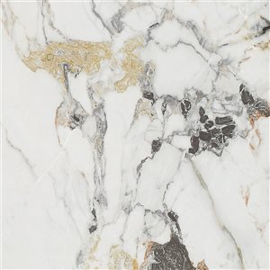 Mono Serra Ethernal White 24-in x 24-in Porcelain Tile - 4-Pack