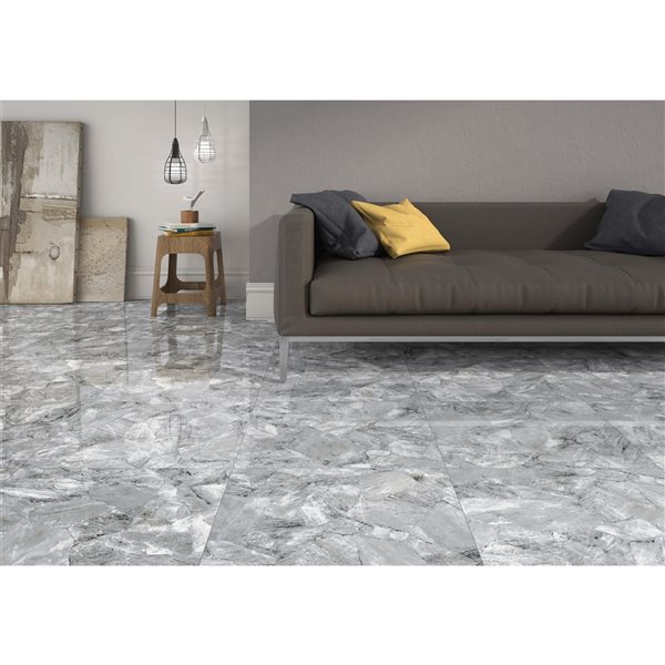 Mono Serra Onyx Blue 24-in x 24-in Porcelain Tile - 4-Pack