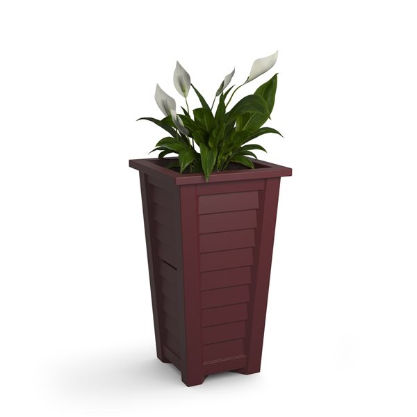 Mayne Fairfield 16in Square Planter - White - 16in L x 16in W x