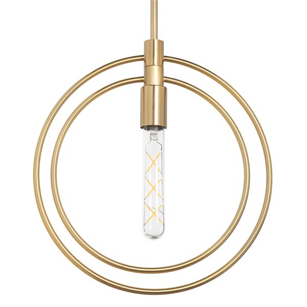 Gild Design House Nyla Gold Modern/Contemporary Geometric DEL Medium Pendant Light