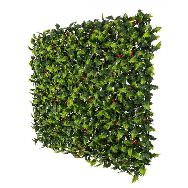 Naturae Decor 20-in x 20-in Mistletoe Foliage Panels - 4-Piece