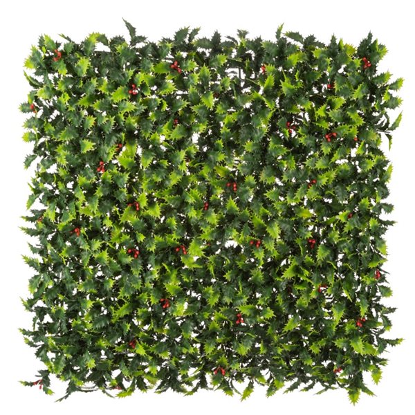 Naturae Decor 20-in x 20-in Mistletoe Foliage Panels - 4-Piece