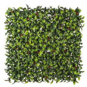 Naturae Decor 20-in x 20-in Mistletoe Foliage Panels - 4-Piece