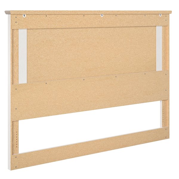 Ameriwood Home Rue Lane Ivory Oak Full Headboard