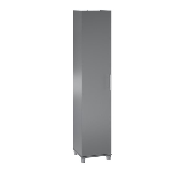 Systembuild Evolution Camberly 15.7-in Wood Composite Freestanding Utility Storage Cabinet in Graphite Grey
