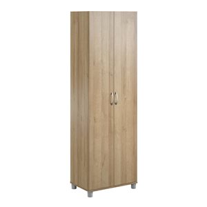 Systembuild Evolution Lory 23.7-in Wood Composite Freestanding Utility Storage Cabinet in Natural