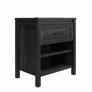 Ameriwood Home Beaumont Black Oak Nightstand