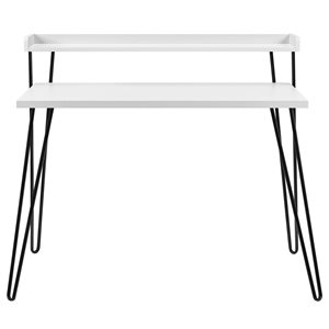 Ameriwood Home Haven 39.8-in White Transitional Computer Desk