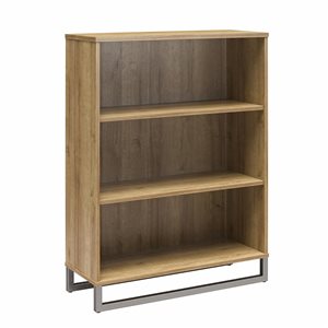 Ameriwood Home Lynnfield Natural 3-Shelf Standard Bookcase