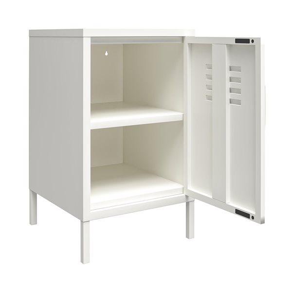Systembuild Evolution Mission Direct 14.96-in Wood Composite Freestanding Utility Storage Cabinet in White