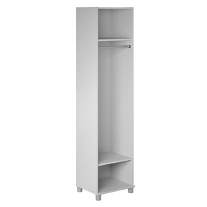 Systembuild Evolution Lory 18.23-in Wood Composite Freestanding Utility Storage Cabinet in Dove Grey