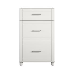 Systembuild Evolution Callahan 23.69-in Wood Composite Freestanding Utility Storage Cabinet in White