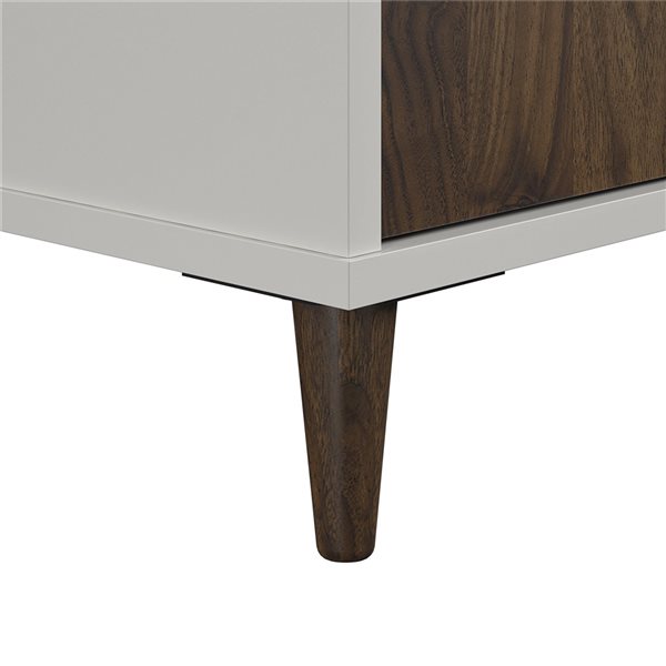 Ameriwood Home Modern White Composite Accent Cabinet