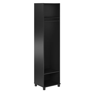 Systembuild Evolution Lory 18.23-in Wood Composite Freestanding Utility Storage Cabinet in Black