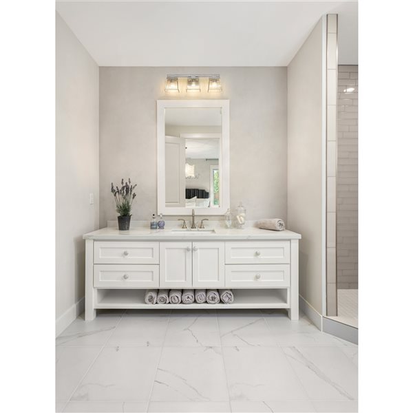 Z-Lite Astor 3-Light Nickel Mid-Century Vanity Light