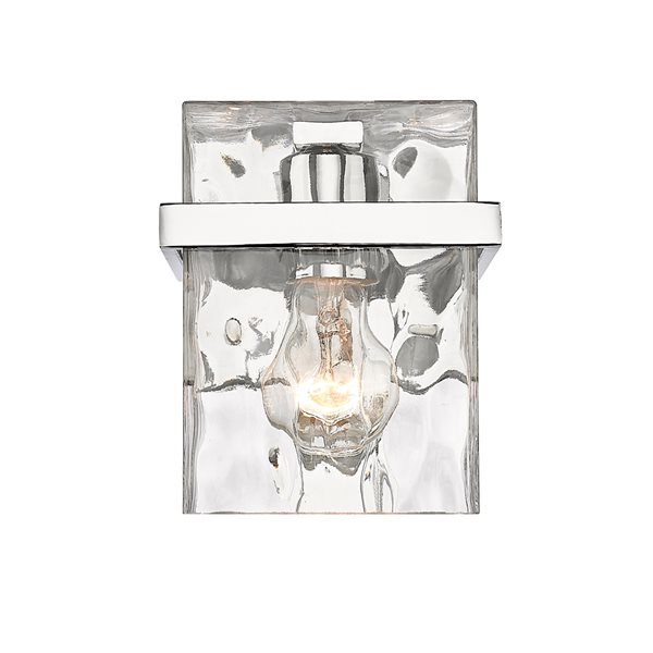 Z-Lite Bennington 5.5-in 1-Light Chrome Modern/Contemporary Wall Sconce