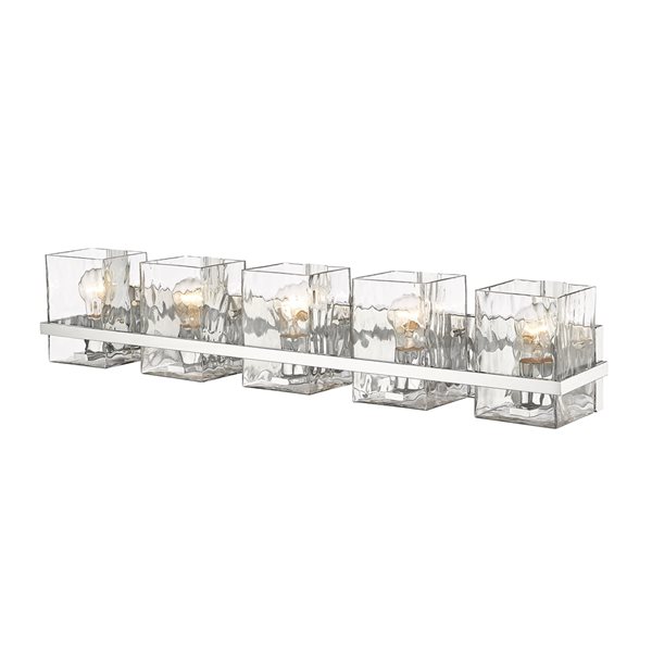 Z-Lite Bennington 5-Light Chrome Transitional Vanity Light