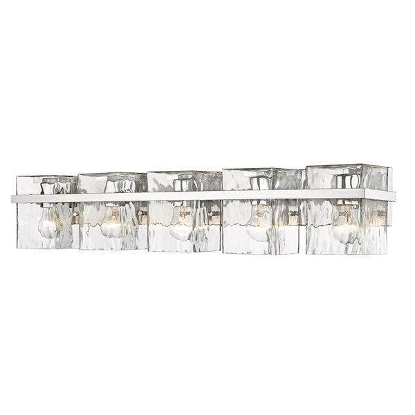 Z-Lite Bennington 5-Light Chrome Transitional Vanity Light