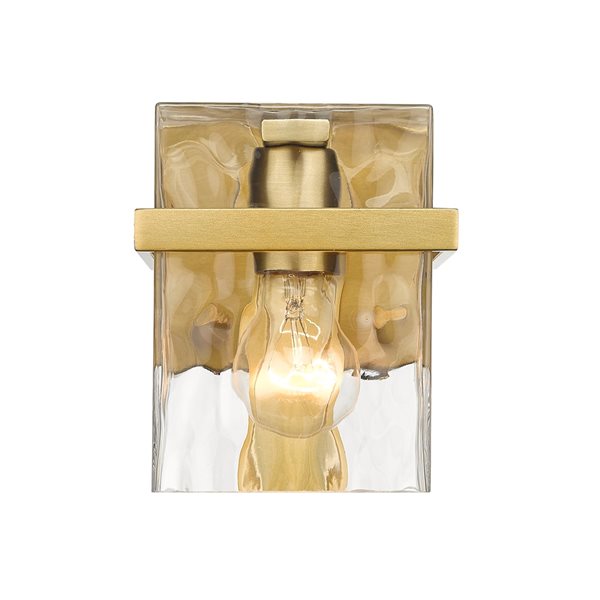 Z-Lite Bennington 5.5-in 1-Light Modern Gold Modern/Contemporary Wall Sconce