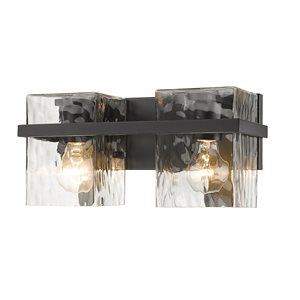 Z-Lite Bennington 2-Light Black Transitional Vanity Light