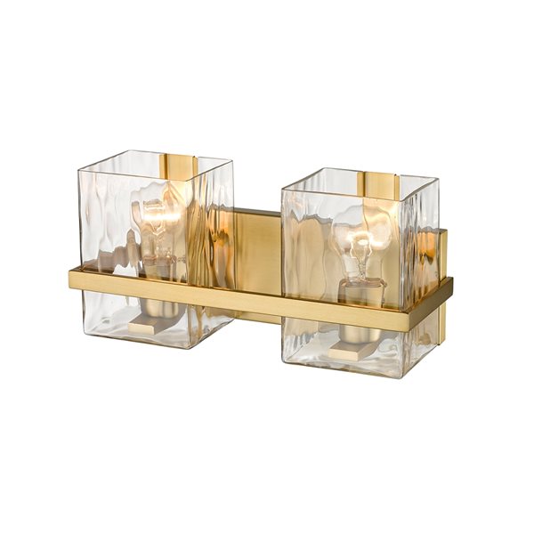 Z-Lite Bennington 2-Light Gold Transitional Vanity Light