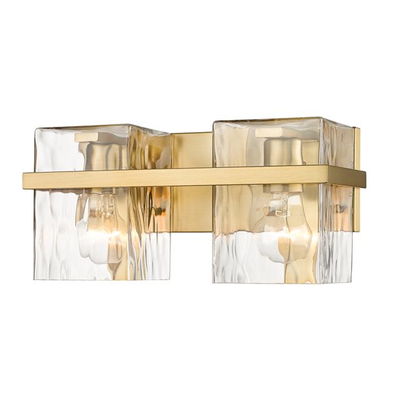 Z-Lite Bennington 2-Light Gold Transitional Vanity Light