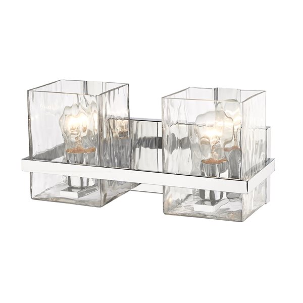 Z-Lite Bennington 2-Light Chrome Transitional Vanity Light