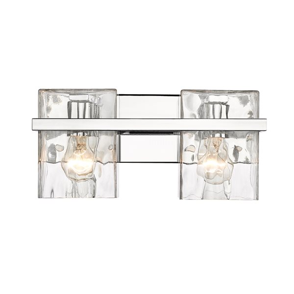 Z-Lite Bennington 2-Light Chrome Transitional Vanity Light