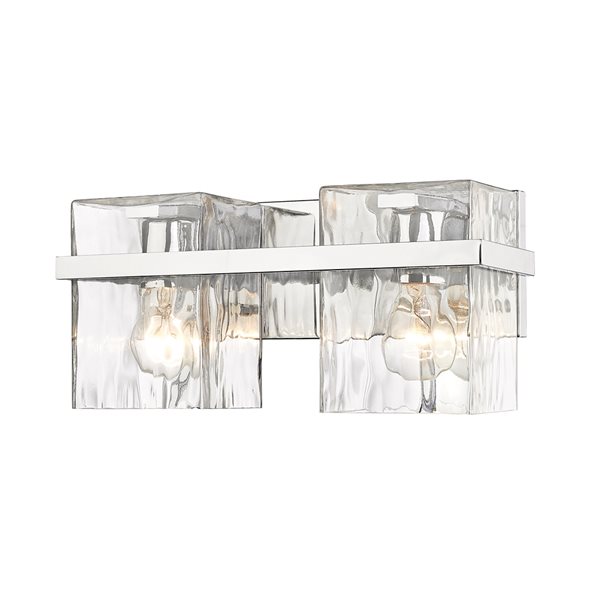 Z-Lite Bennington 2-Light Chrome Transitional Vanity Light