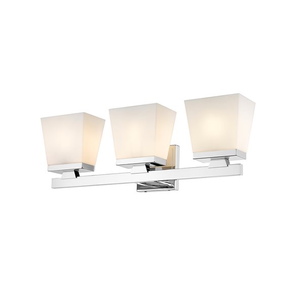 Z-Lite Astor 3-Light Chrome Mid-Century Vanity Light