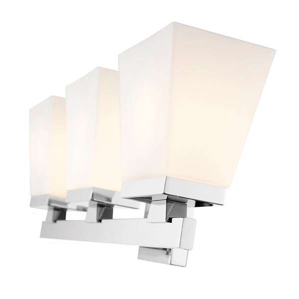 Z-Lite Astor 3-Light Chrome Mid-Century Vanity Light