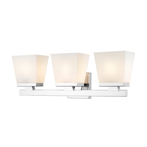 Z-Lite Astor 3-Light Chrome Mid-Century Vanity Light