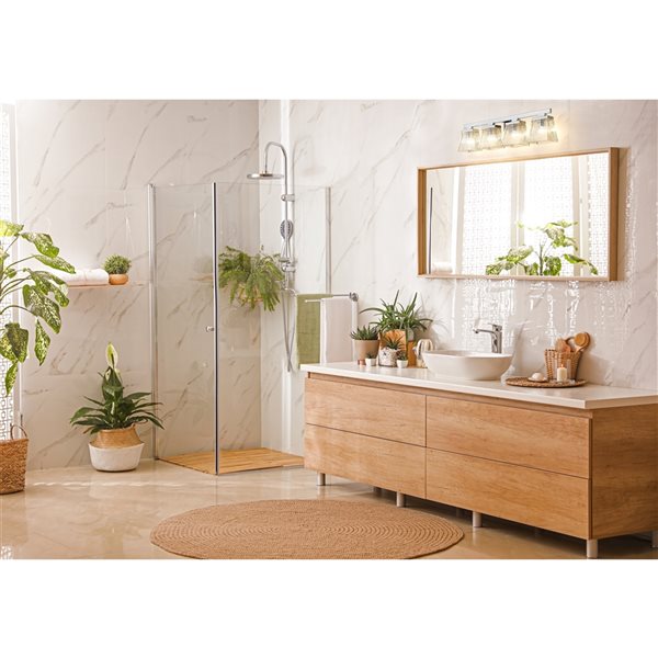 Z-Lite Astor 4-Light Chrome Mid-Century Vanity Light