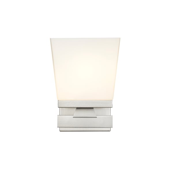 Z-Lite Astor 5.75-in 1-Light Brushed Nickel Traditional Wall Sconce