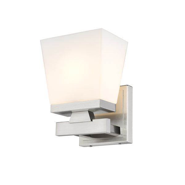 Z-Lite Astor 5.75-in 1-Light Brushed Nickel Traditional Wall Sconce