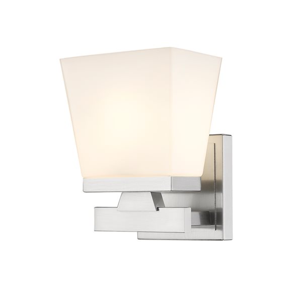 Z-Lite Astor 5.75-in 1-Light Brushed Nickel Traditional Wall Sconce