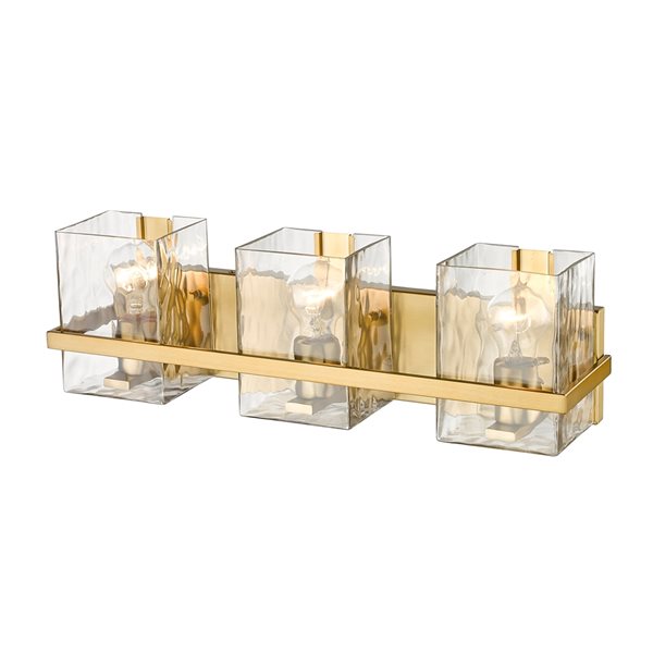 Z-Lite Bennington 3-Light Gold Transitional Vanity Light