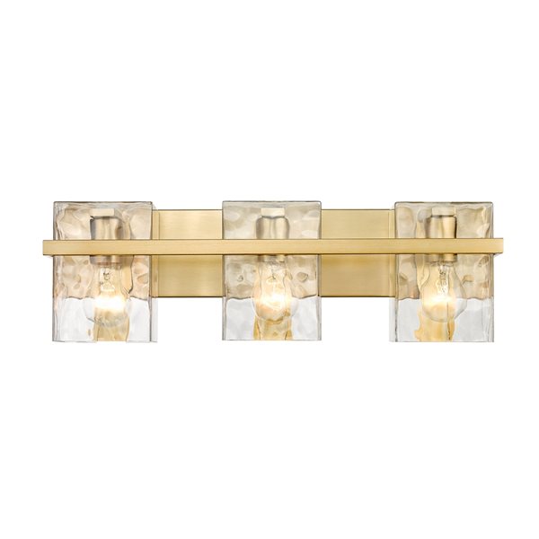 Z-Lite Bennington 3-Light Gold Transitional Vanity Light