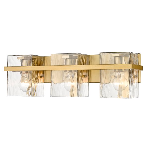 Z-Lite Bennington 3-Light Gold Transitional Vanity Light