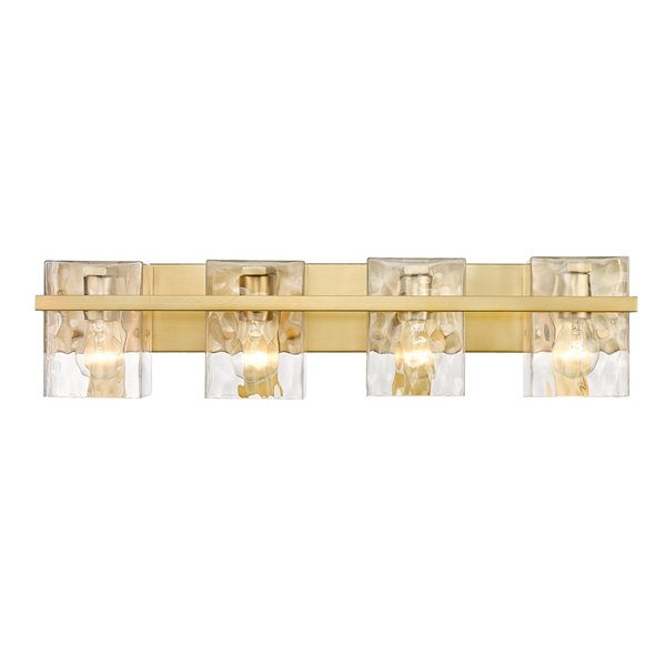 Z-Lite Bennington 4-Light Gold Transitional Vanity Light